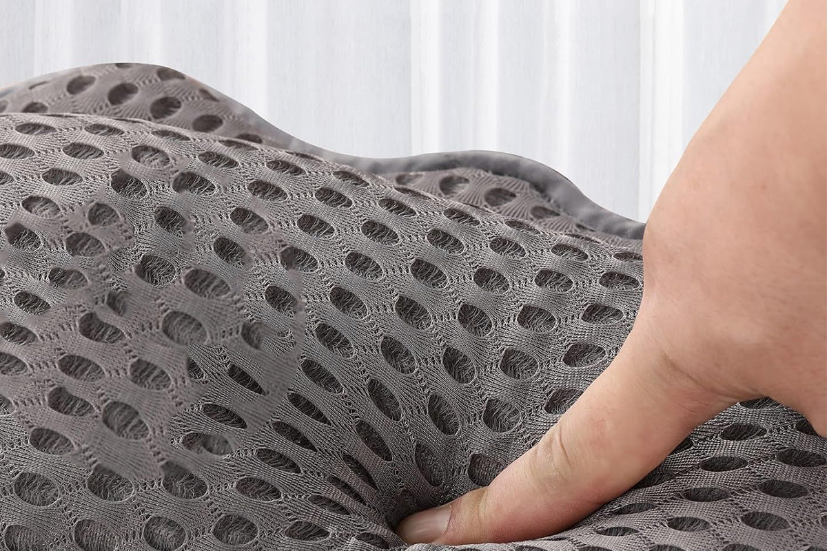Bath Pillow with Headrest and 6 Suction Cups for Tub Support and Relaxation