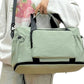 Expandable Travel Duffel Bag Gym Bag with Wet Dry Compartment