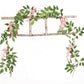 4Pcs Artificial Silk Wisteria Vine Hanging Garland 1.8 m for Home and Garden Decoration