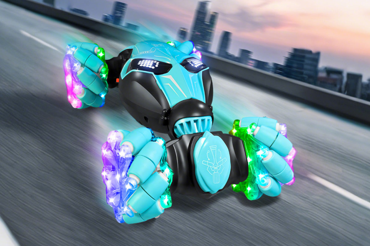 4WD Gesture Sensing RC Stunt Car Toys Drift Hand Control RC Cars With Light And Music
