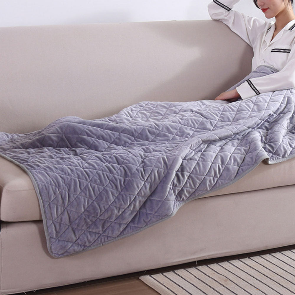 140x100cm USB Plug Electric Heated Shawl Blanket with 3 Heating Levels