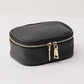 PU Leather Makeup Case Lighted Mirror LED Travel Cosmetic Organizer