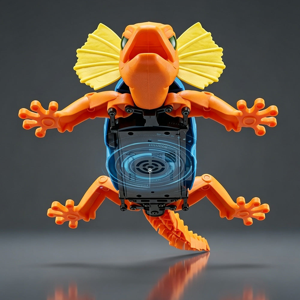 Remote Control Wall Crawler Gecko with 9 Light Modes Simulated Climbing Lizard for Gift