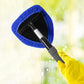 Car Windshield Cleaning Tool with Extendable Handle 4 Reusable Microfiber Pads
