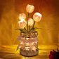 Tulip Flower Lamp Valentine Day Gifts 3 Color Dimming Night Light