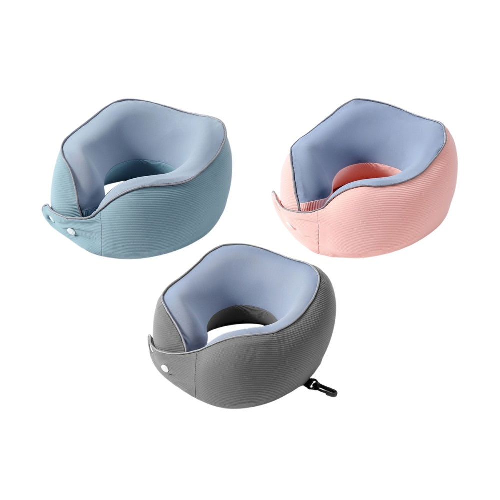 Portable Hump Detachable Neck Pillow with Storage Bag