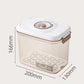 2Pcs 2.7L Vacuum Food Storage Container with Lid Strainer Vacuum Pump