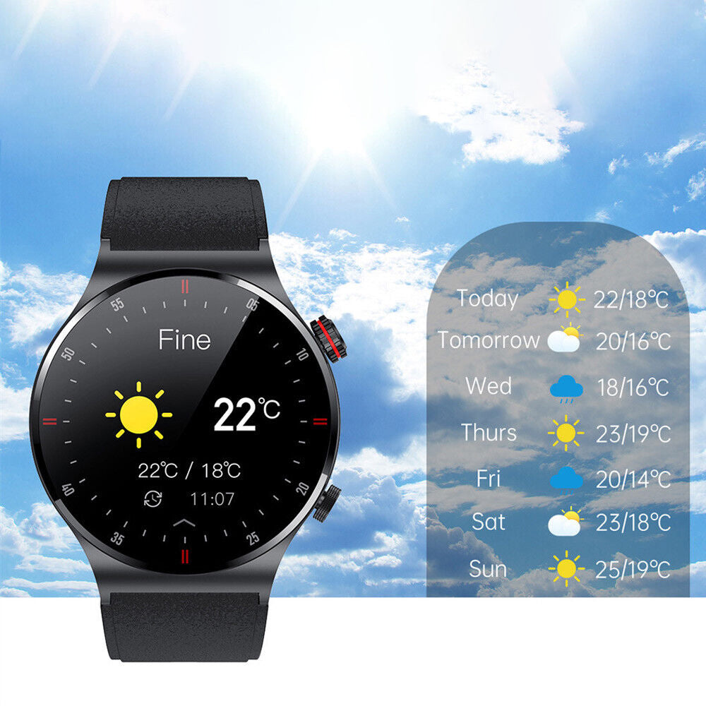 Sport Bluetooth Call Smart Watch With 1 Steel Strap and 1 Silicone Strap