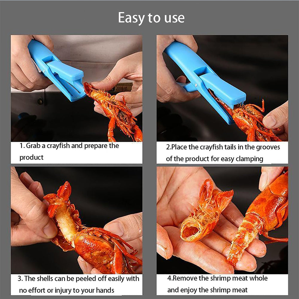 4Pcs Lightweight Manual Crawfish Sheller Peeler