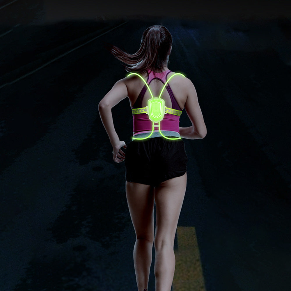 Running Light For Runners Reflective Running Vest Light Up Running Vest Night Running Gear
