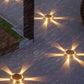 4Pcs Solar Ground Lights Bright In-Ground Outdoor Landscape Lighting Pathway Lawn Patio Yard Deck