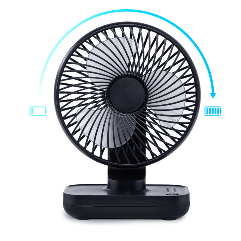 Desk Table Fan Personal USB Small Air Circulator Quiet Dorm Mini Portable 4 Speed Fan