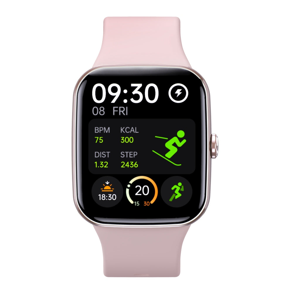 Smartwatch with Bluetooth Calling 1.96 Inch HD Display Health Monitoring 100 Sports Modes