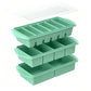 3 Pack Silicone Freezer Trays with Lids for Soup Sauce Meal Prep Storage