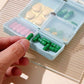 Portable 7-Grid Pill Medicine Storage Dispenser Box