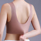 Women V Neck Floral Lace Seamless Bra