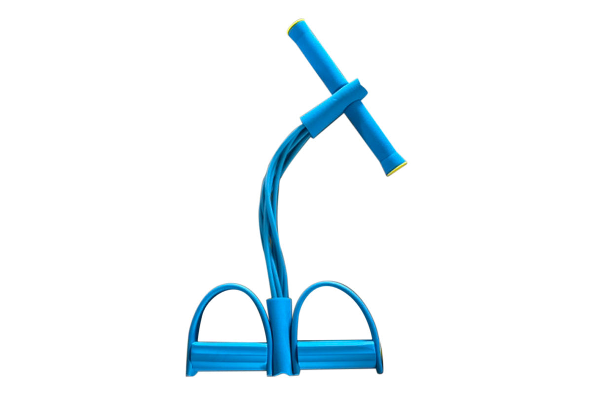 6 Tube Foot Pedal Resistance Band Body Stretch Pull Rope Fitness Exercise Rope