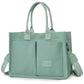 Tote Bag for Women With Compartments Canvas Crossbody Bags for Laptop Book