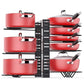 Adjustable 8 Tier Pan and Pot Lid Holder Rack