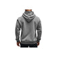 Fleece Hooded Sweatshirt Casual Hoodie for Men-Light Grey