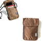 RFID Shielding Neck Passport Card Wallet Travel Storage Pouch