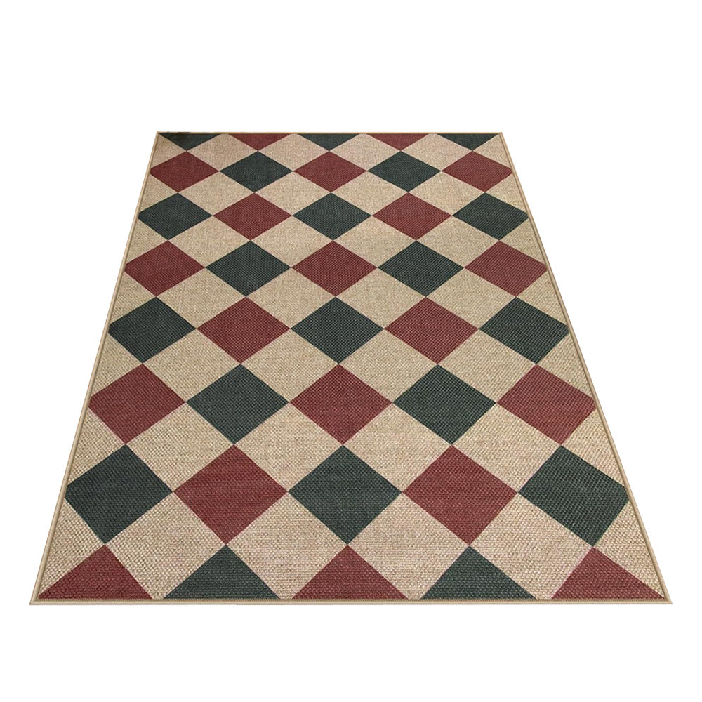 Vintage Low Pile Rug Washable Mat for Living Room Bedroom-Style 3