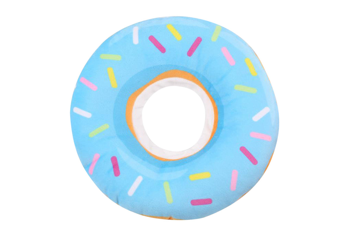 Cat Cone Soft Collar Adjustable Kitten Recovery Cones Cat Donut Collar-Blue