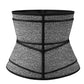 Sweat Waist Trainer for Women Sauna Sweat Belt Slim Body Shaper Corset-Grey
