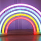 LED Cat Rainbow Neon Sign Lights Bedside Night Light Lamp Bedroom Wall Decoration
