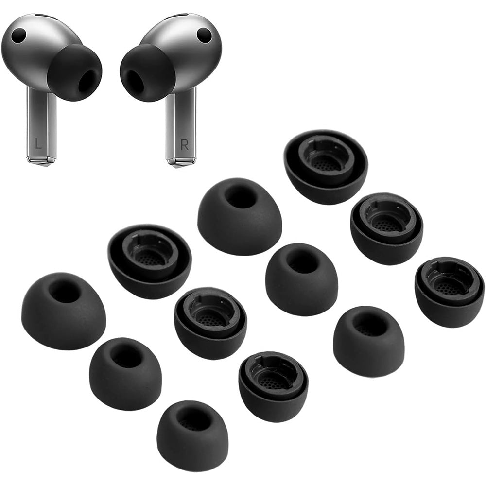 12Pcs Silicone Ear Tips for Samsung Galaxy Buds3 Pro Replacement Earbud Covers