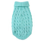 Puppy Dog Jumper Winter Warm Knitted Sweater Pet Clothes for Small Dogs Coat-Blue