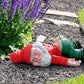 Funny Drunk Garden Gnome Patio Ornament Rude Passed Out Statue for Yard Decor