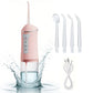 Cordless Electric Water Flosser Teeth Cleaner Floss Irrigator With 4 Jet Tips