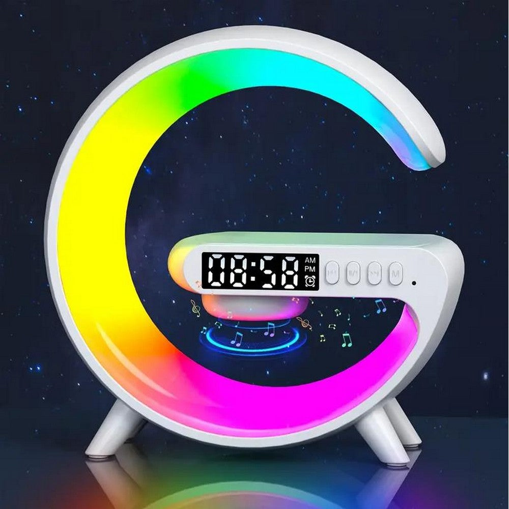 3 in 1 Night Light Bluetooth Speaker with USB Wireless Charger