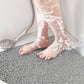 Sector PVC Anti Slip Loofah Absorbent Quick Drying Shower Mat