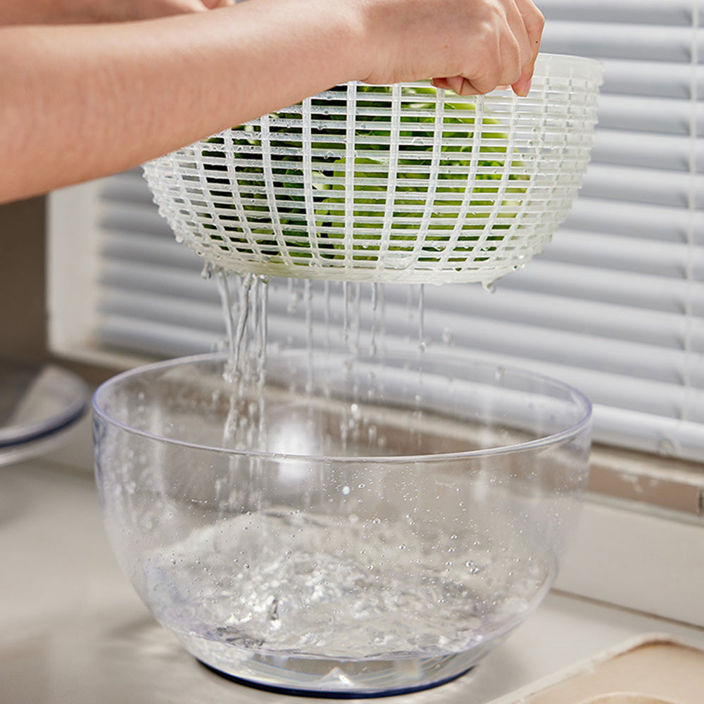 Multifunctional Large Salad Spinner Drain Basket for Kitchen