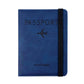 RFID Shield Passport Holder and Luggage Tag Set PU Leather Organizer