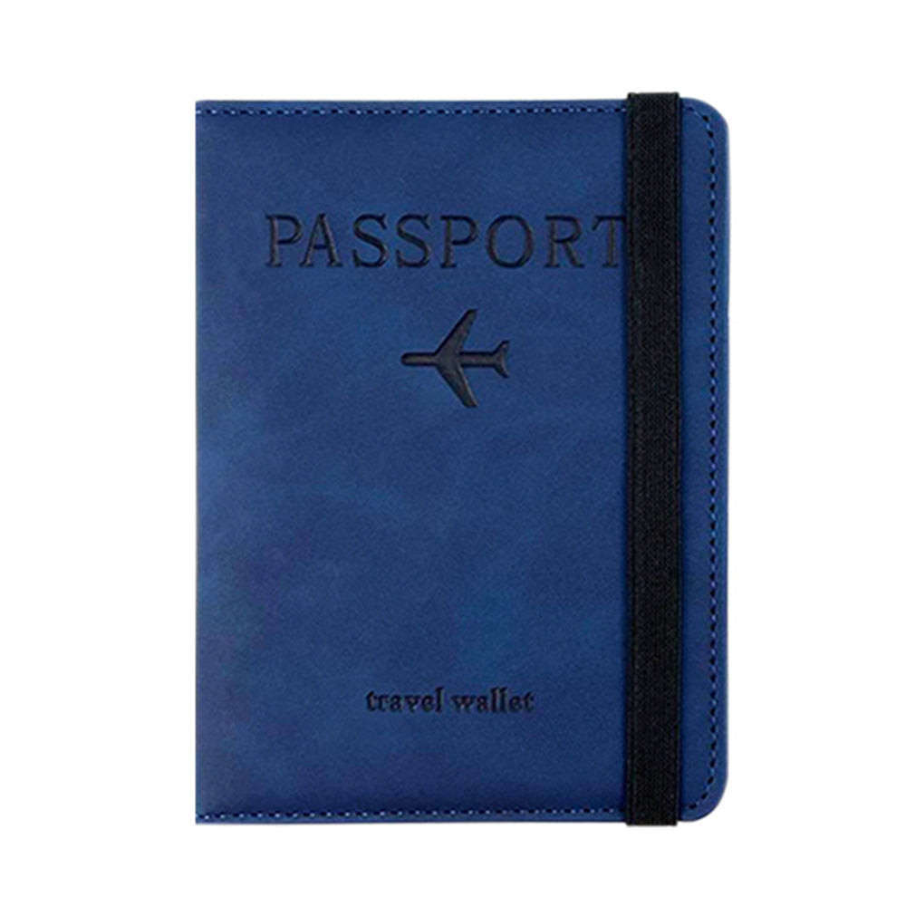 RFID Shield Passport Holder and Luggage Tag Set PU Leather Organizer