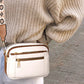 Women Shoulder Bag Cross Body Messenger Handbag with Wide Strap