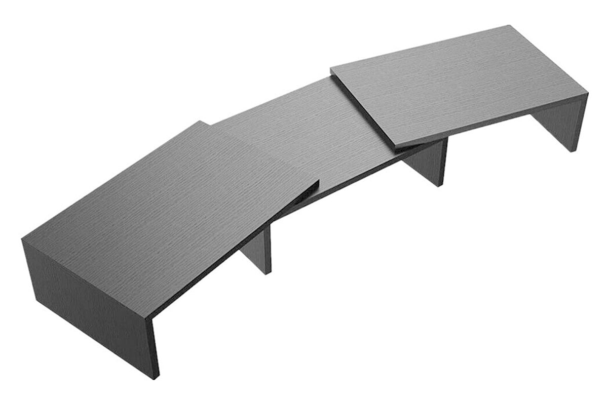Dual Monitor Stand Riser Adjustable Computer Monitor Stand for Books iMac Laptop