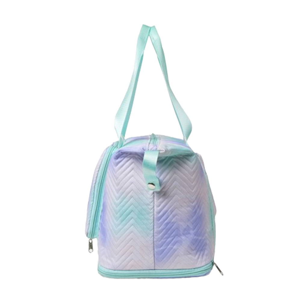 2Pcs Gradient Color Expandable Large-Capacity Travel Foldable Duffle Bag