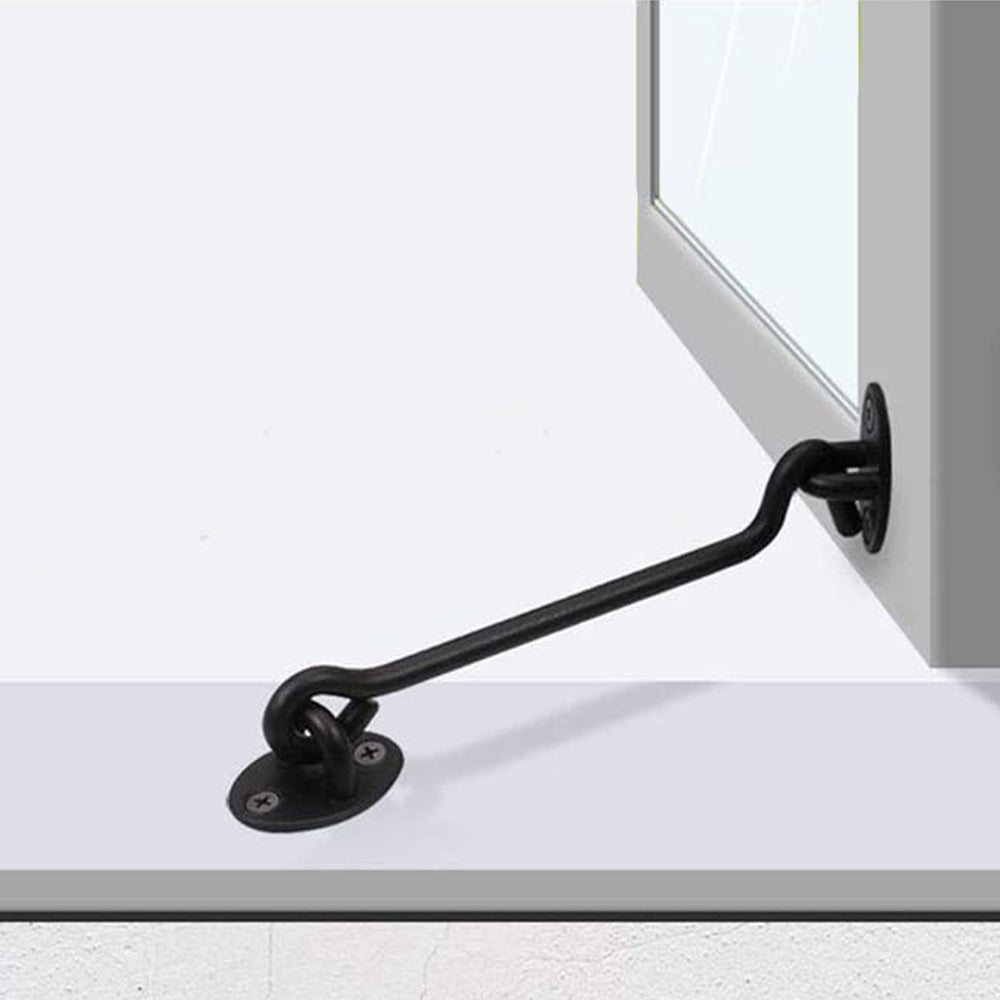 Cabin Hook Eye Brass Gate Hook Window Barn Door Latch Shed Lock Catch Holder