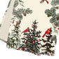 Linen Christmas Table Runner Long Farmhouse Holiday Home Kitchen Table Decorations