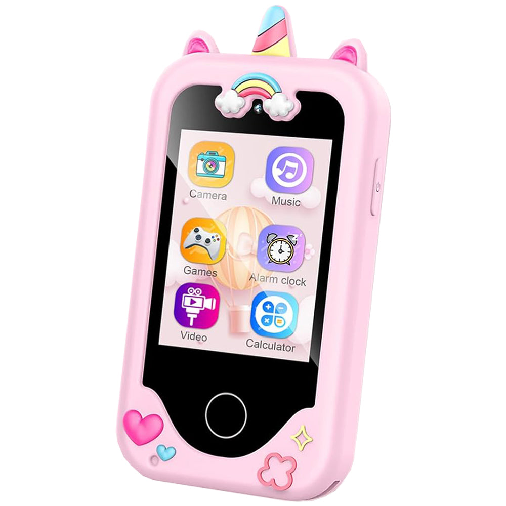 2.8Inch Touchscreen Kids Learning Play Toy Phone With Dual Camera Kids Smart Phone With 8G SD Card