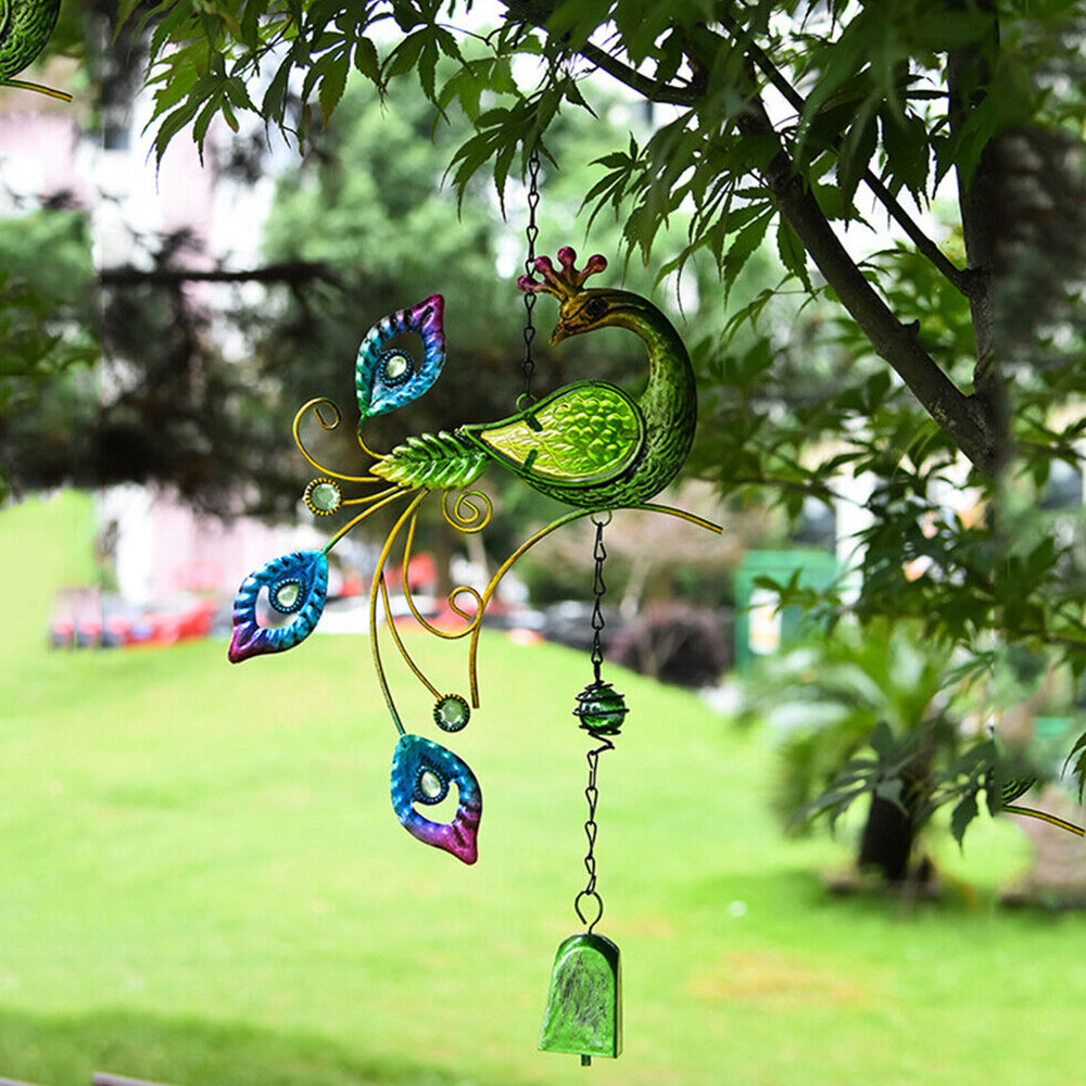 Metal Phoenix Bird Hanging Wind Chimes