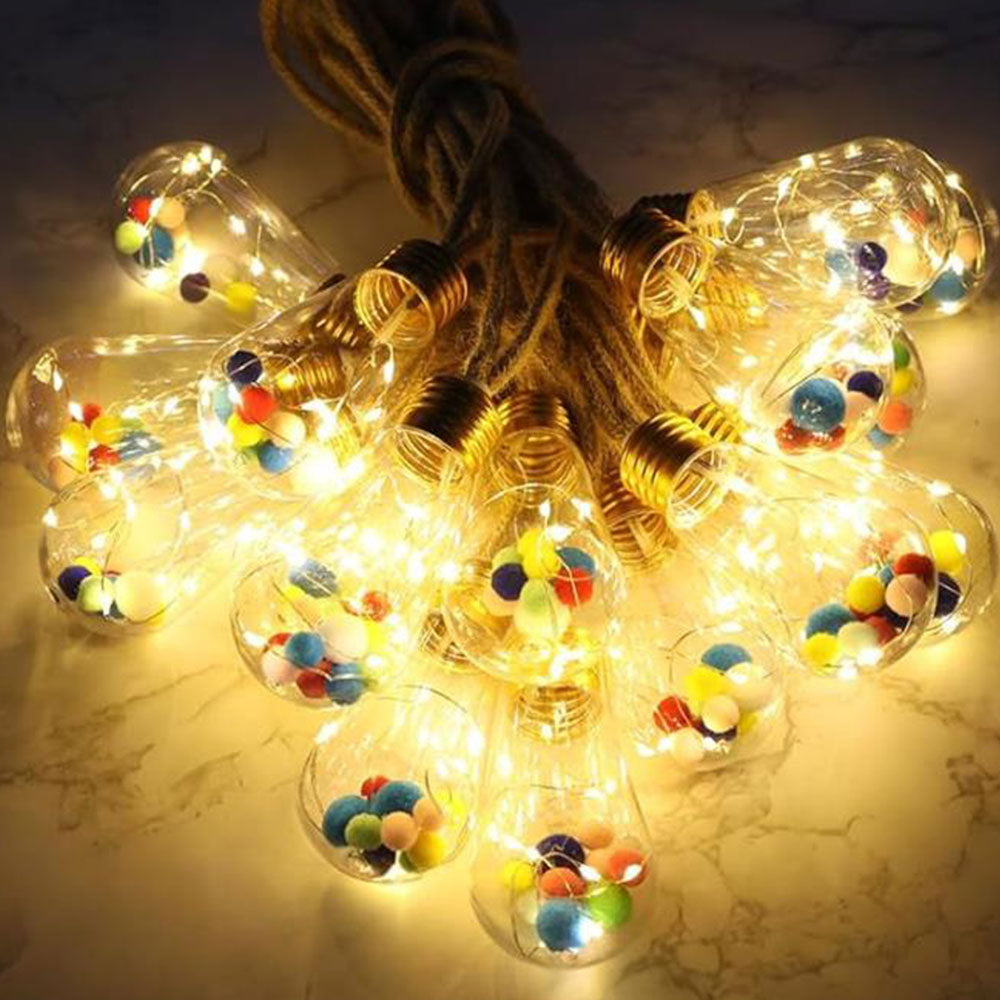 8m Solar Light LED Festoon String Light Outdoor Garden LED String Light Party Patio Lamp