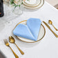10 Pack Polyester Satin Dinner Napkins for Weddings Hotels Dining
