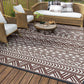 Geometric Striped Pattern Rug