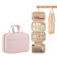 Travel Toiletry Bag with Waterproof Compartments and Hanging Hook