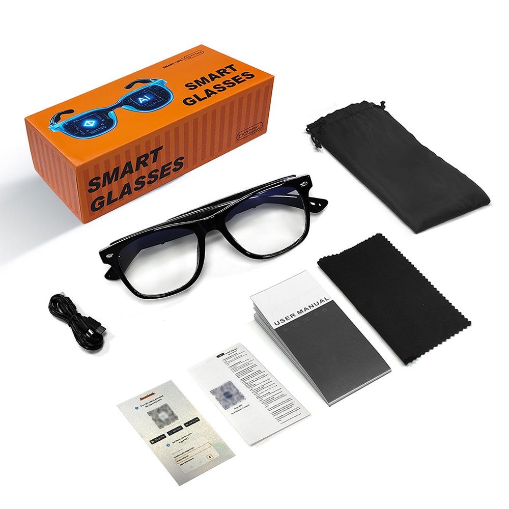 AI Smart Glasses for Men Women Bluetooth Translation Glasses with 160 Languages